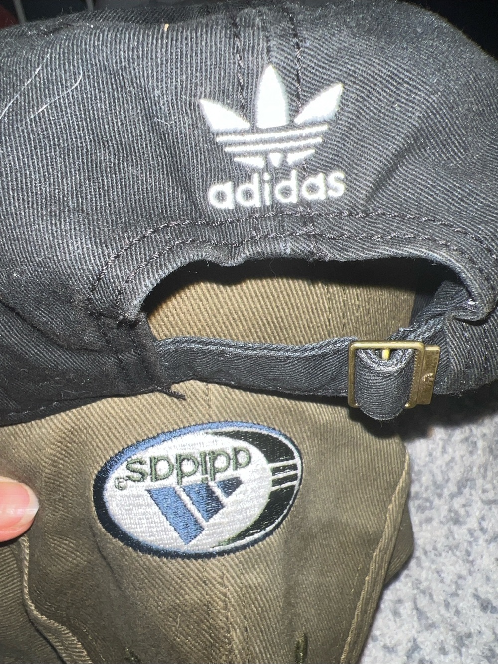 adidas 3-Pack Men’s Baseball Caps - Black, Olive, Purple - Picture 13 of 15